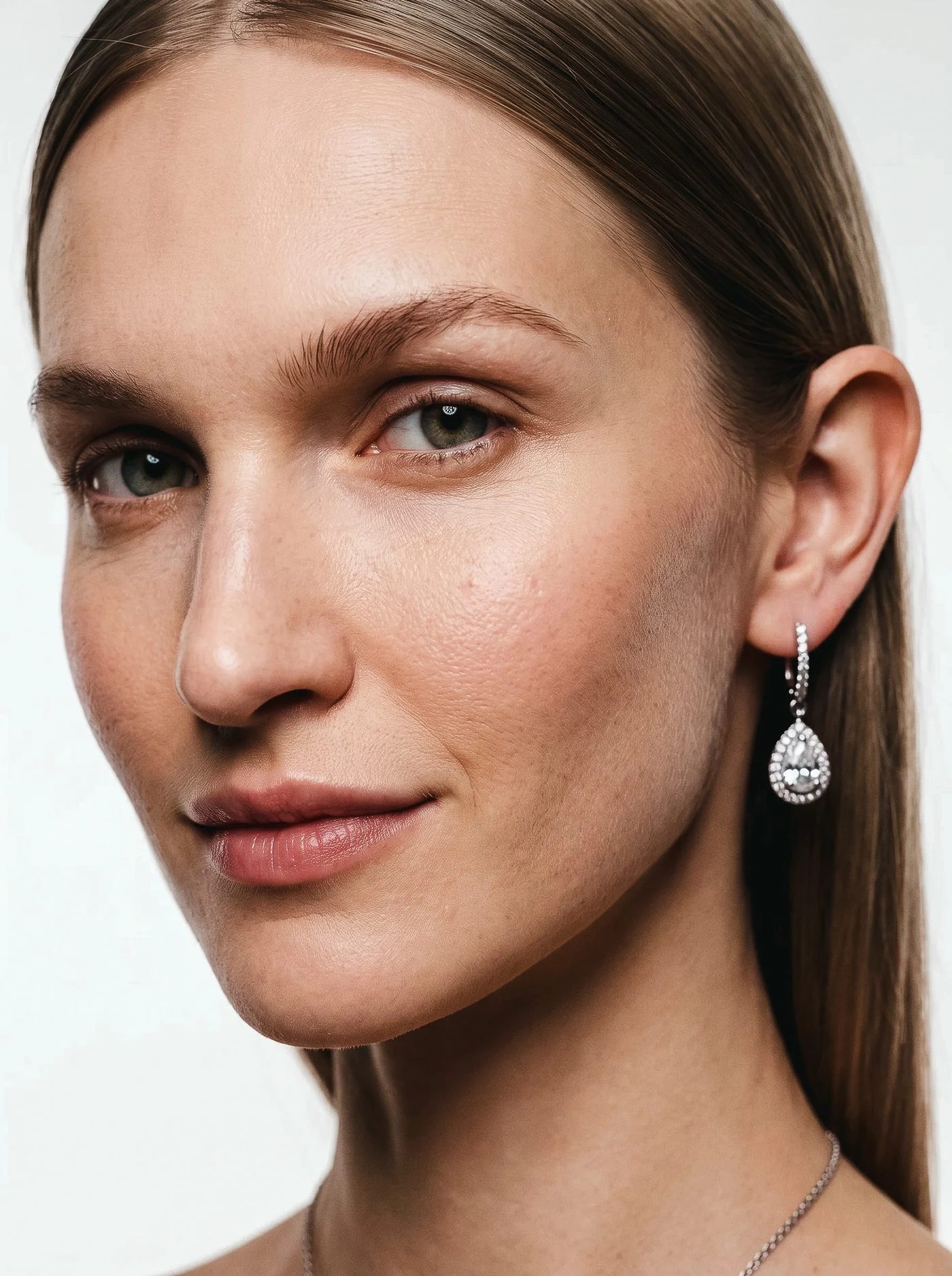 Halo Earrings, No. 004, worn